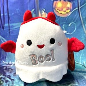 Rare Squishmallow Melfy the Devil Ghost bat~ New w/ tags ~ Halloween series~